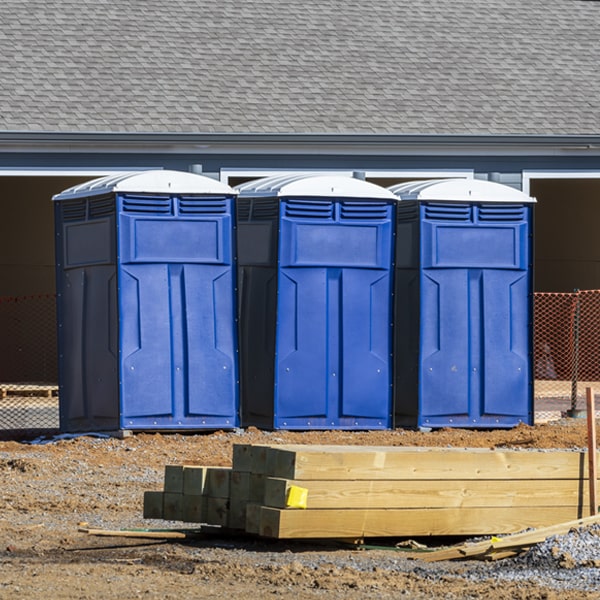 how often are the portable restrooms cleaned and serviced during a rental period in Scottsville Kentucky